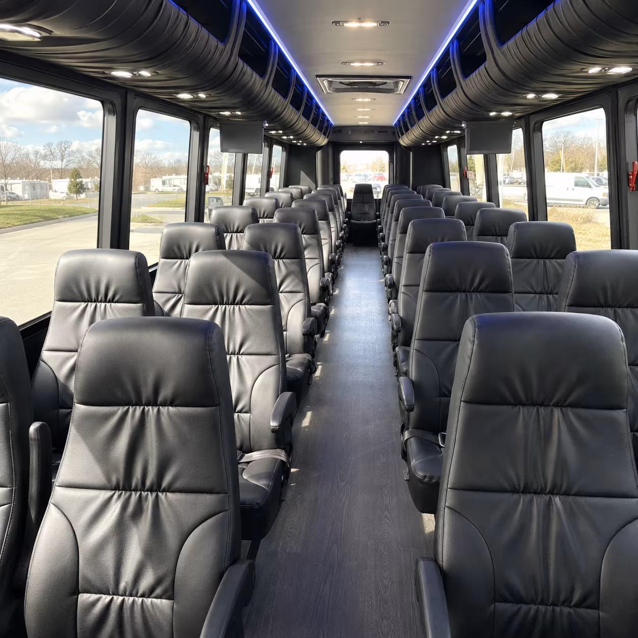 El Paso Airport Shuttle & Transportation party bus exterior