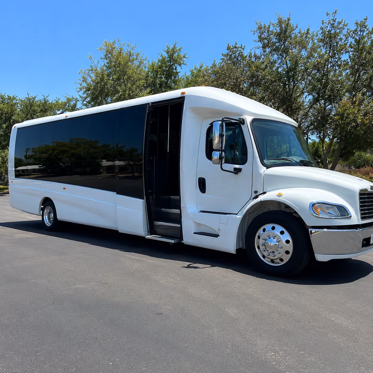 El Paso Airport Shuttle & Transportation party bus interior