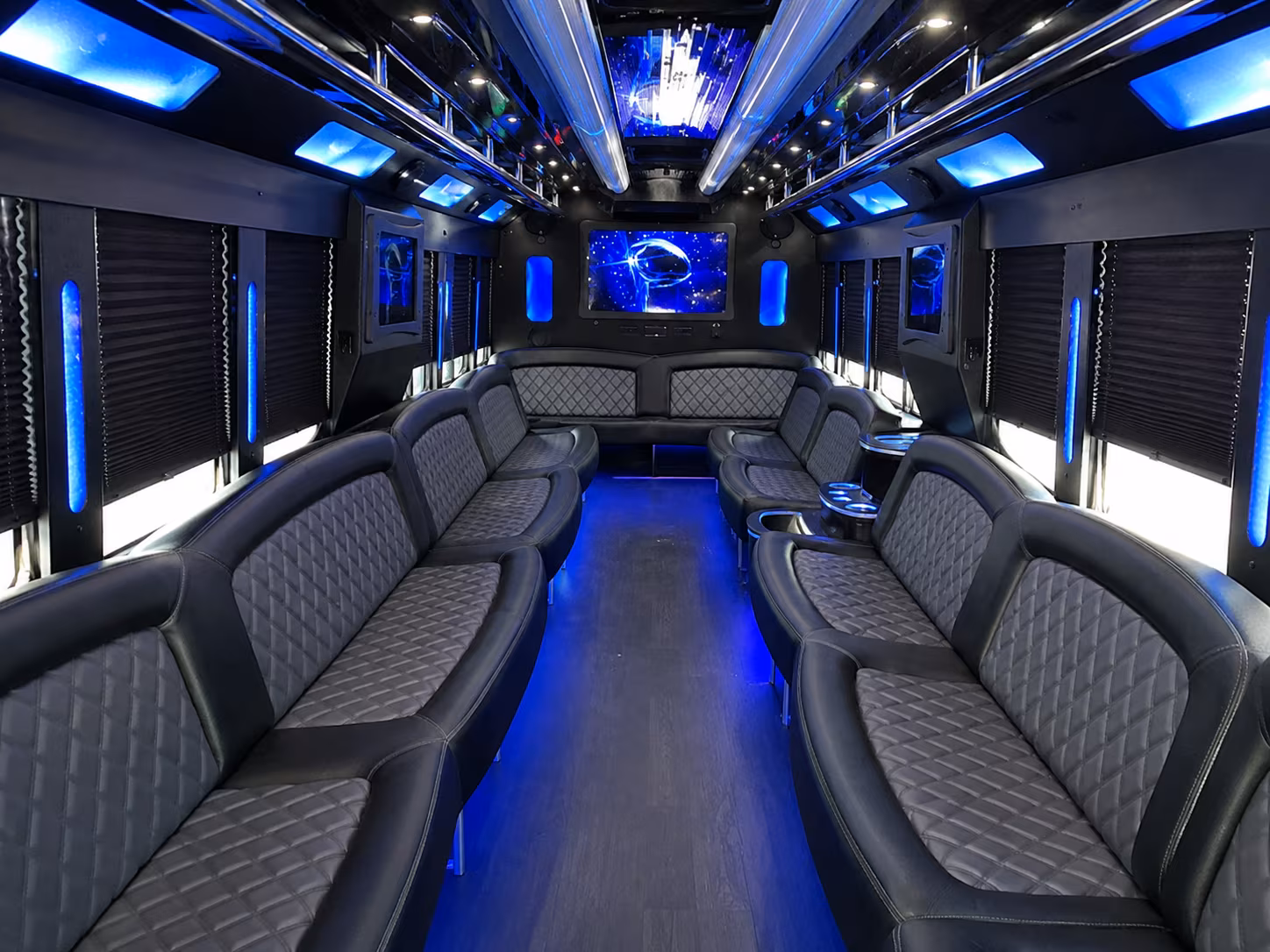 El Paso Bachelor & Bachelorette Transportation party bus exterior
