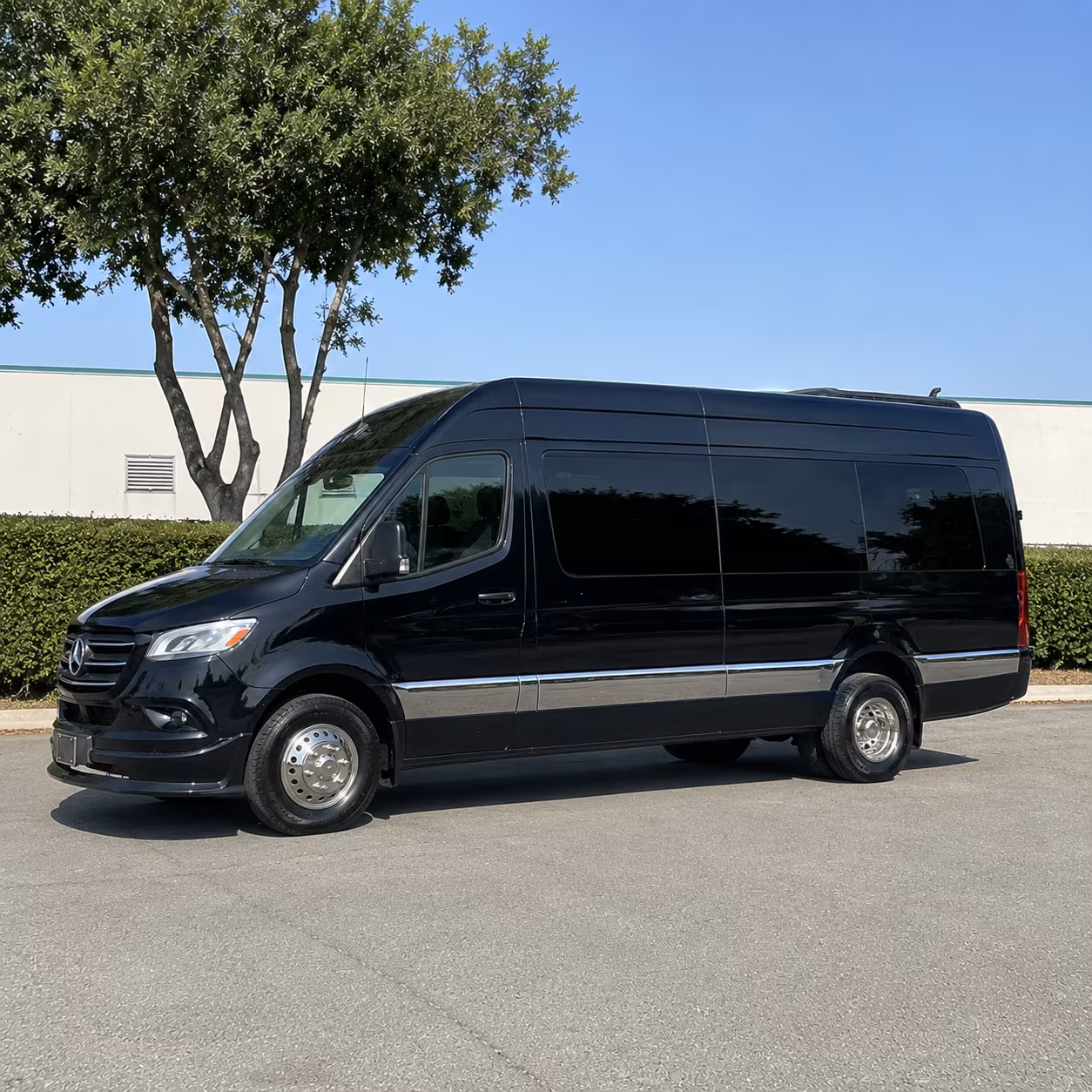 El Paso Corporate Transportation party bus exterior