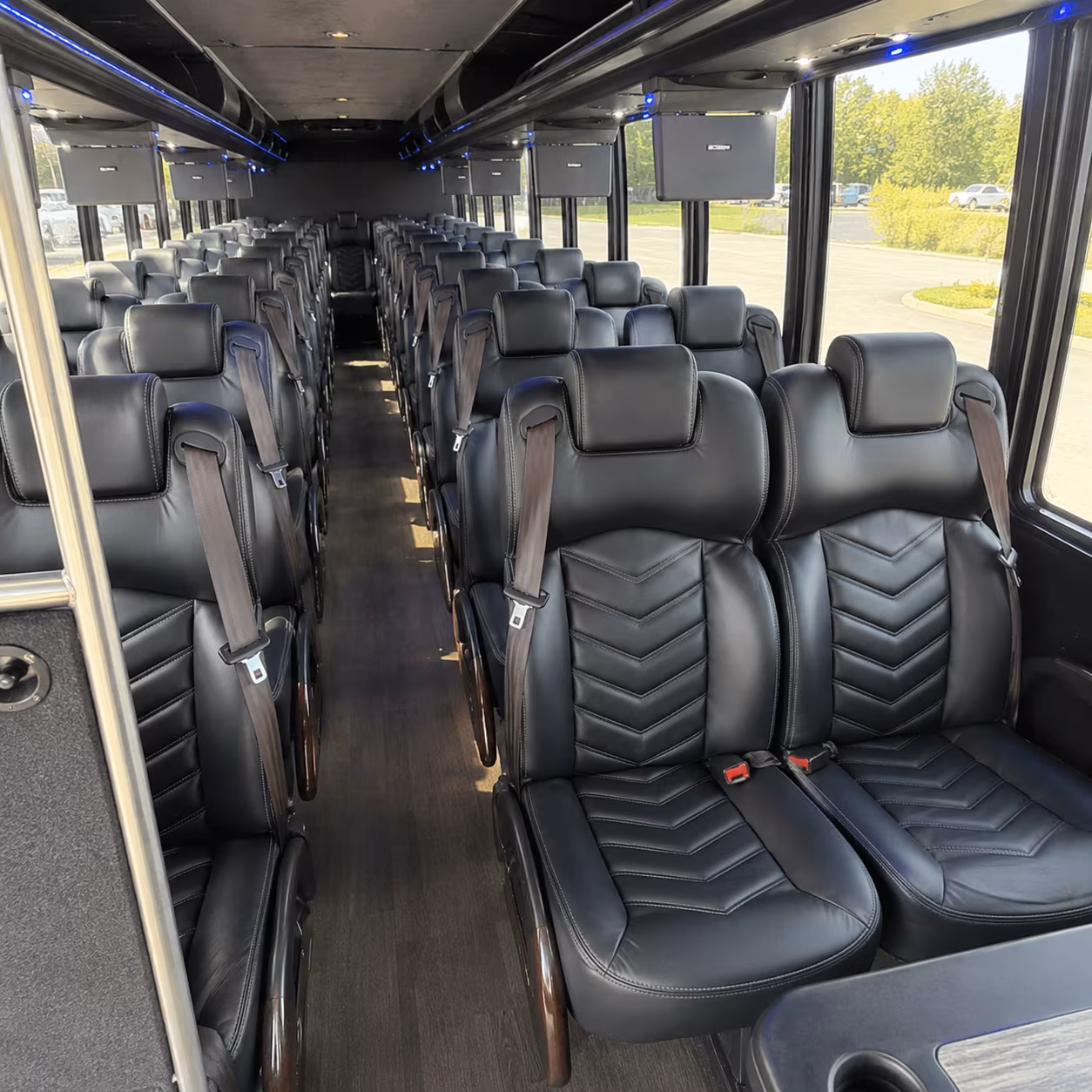 El Paso Corporate Transportation party bus exterior
