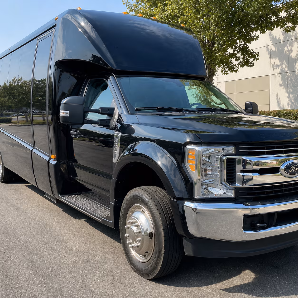 El Paso Corporate Transportation party bus exterior