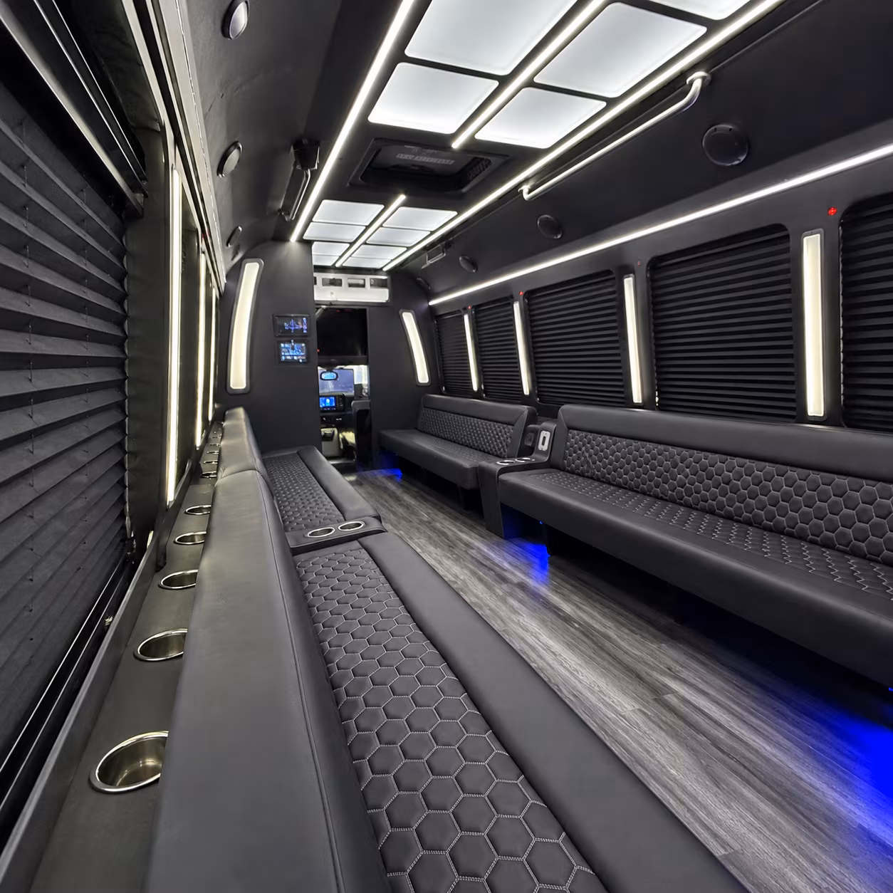 El Paso Prom & Homecoming Transportation party bus exterior