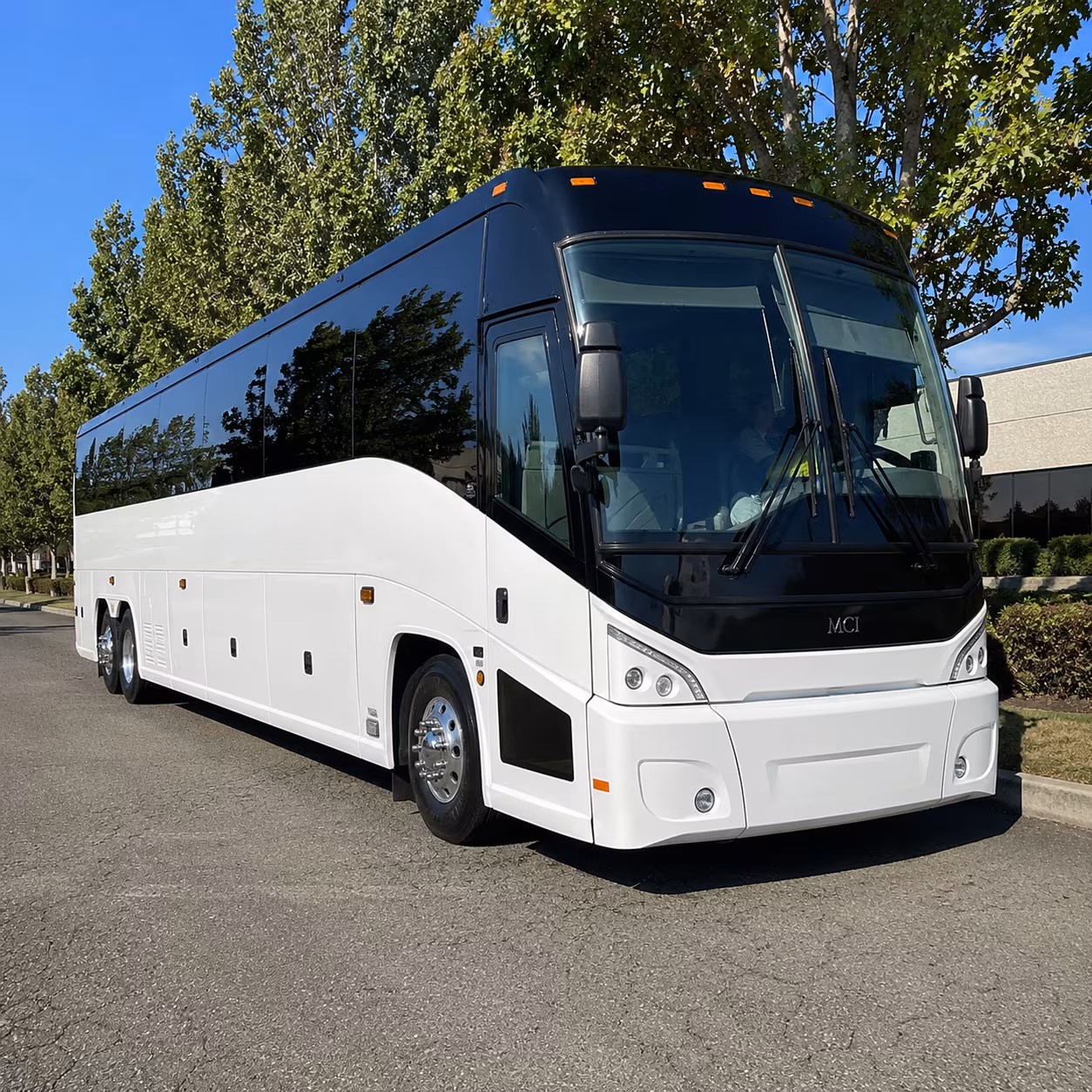 El Paso School Event Transportation party bus exterior