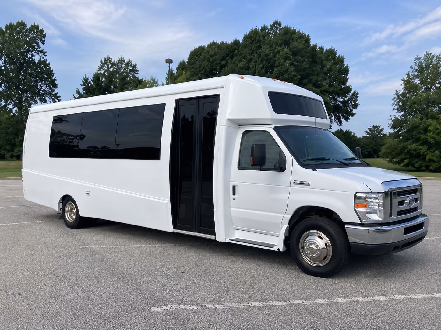 El Paso Sporting Event Transportation party bus exterior