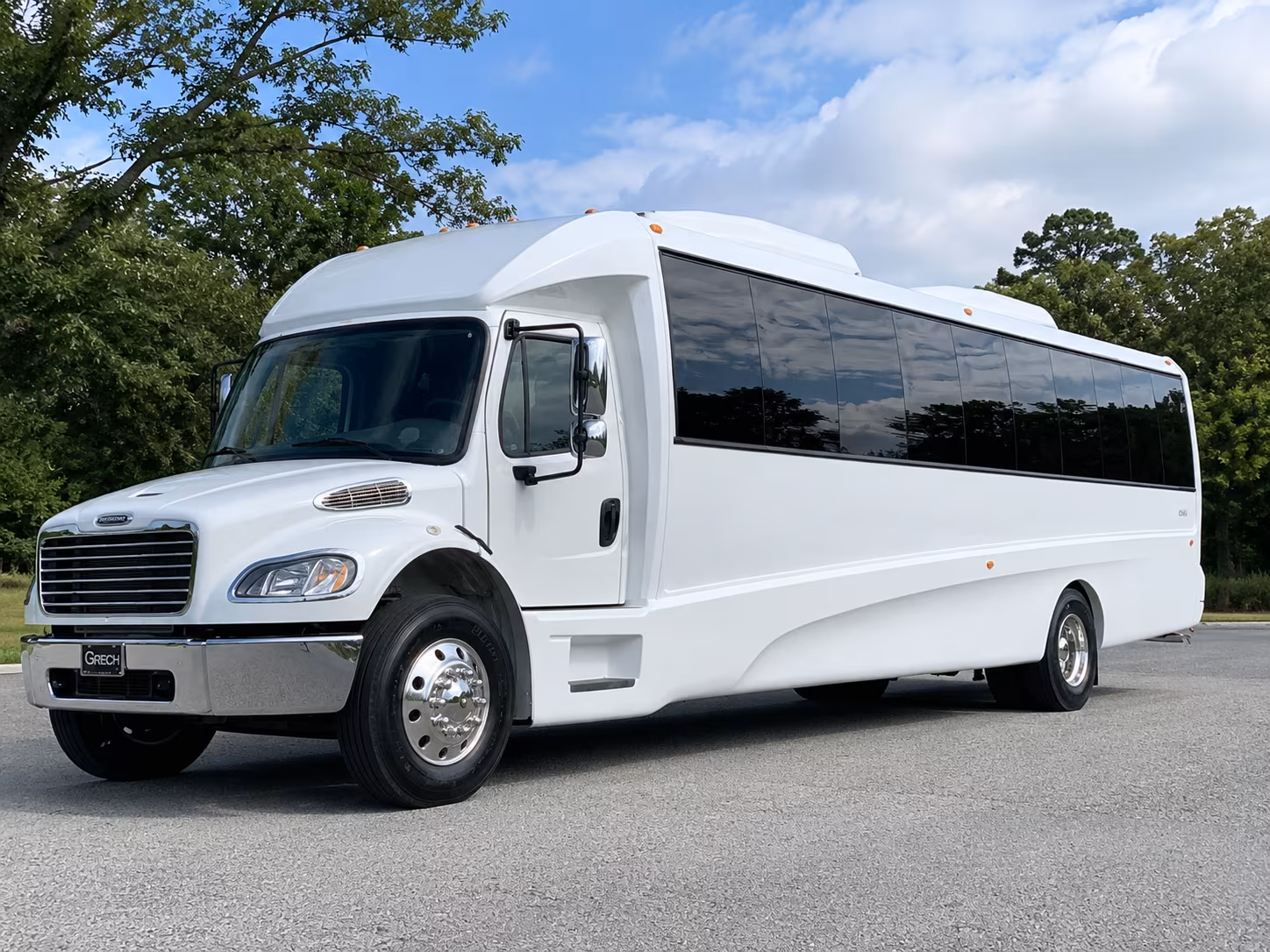 El Paso Wedding Transportation party bus exterior