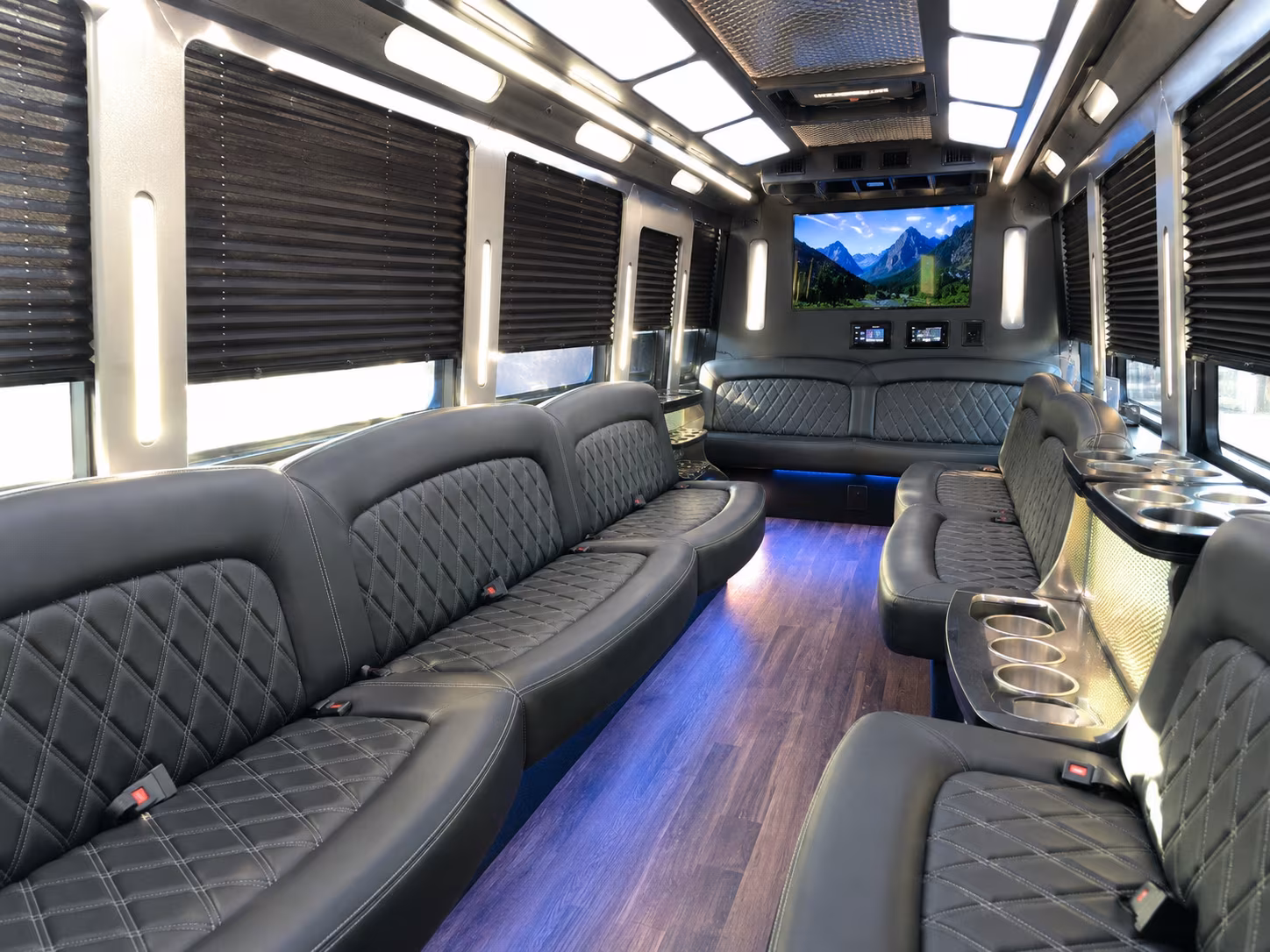 El Paso Wedding Transportation party bus exterior