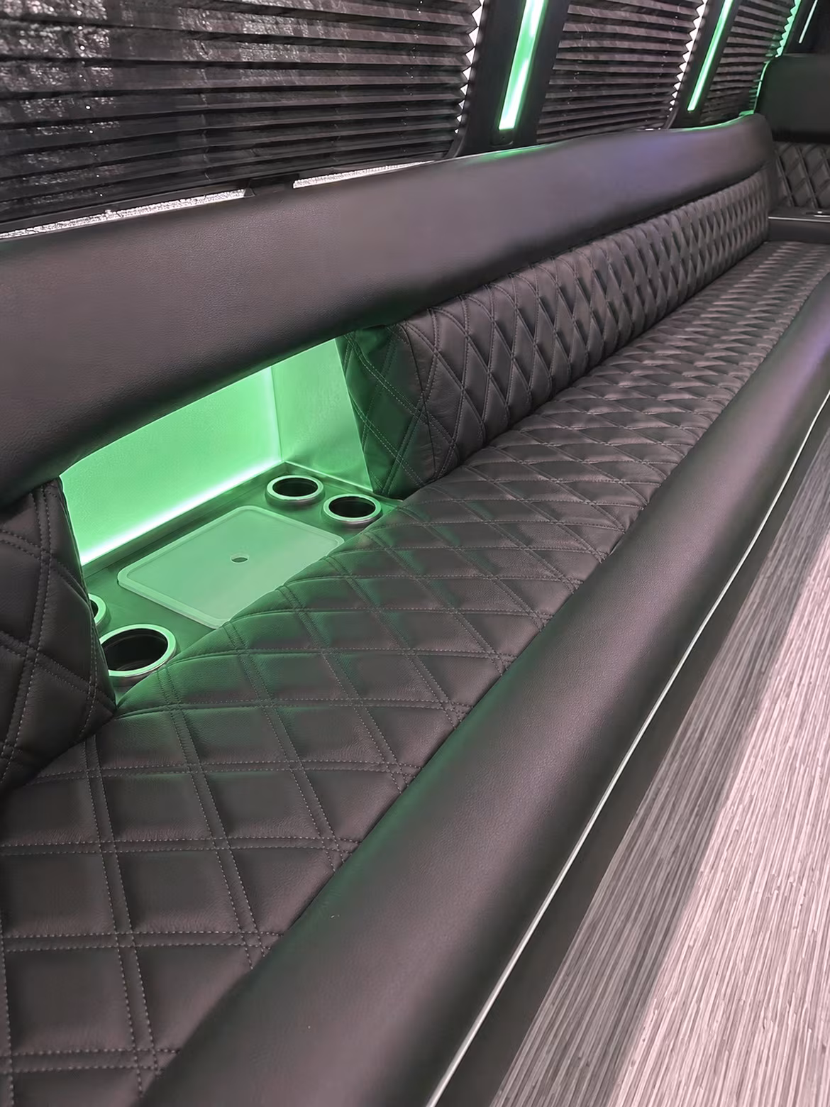 El Paso Wedding Transportation onboard seating