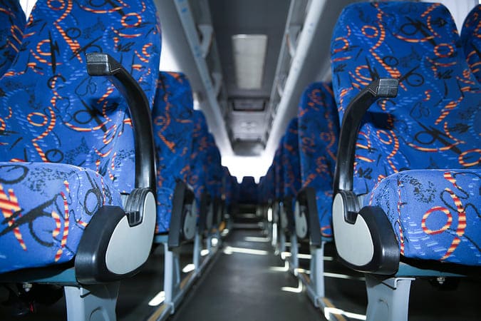 El Paso 47-56 Passenger Charter Buses Interior
