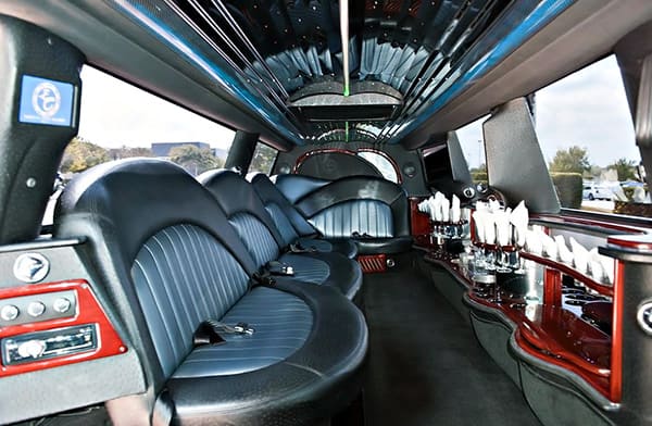 El Paso Lincoln Stretch Limos Interior